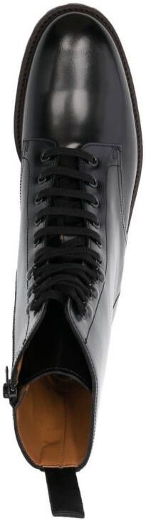 Common Projects Veterlaarzen met logoprint Zwart