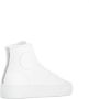Common Projects White tournament Leather hi top sneakers Wit - Thumbnail 4