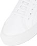 Common Projects White tournament Leather hi top sneakers Wit - Thumbnail 5