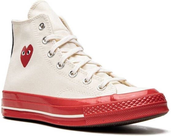 Converse CdG x Chuck Taylor 70 sneakers Wit