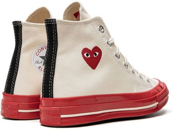 Converse CdG x Chuck Taylor 70 sneakers Wit