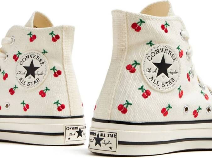 Converse Chuck 70 sneakers met kersen Wit