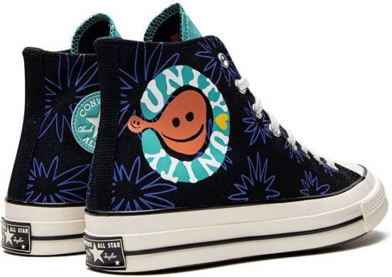 Converse Chuck 70 High 'Sunny Floral' sneakers Zwart
