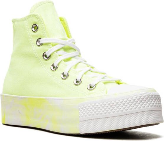 Converse "Chuck Taylor All Star Lift Volt Glow sneakers" Geel