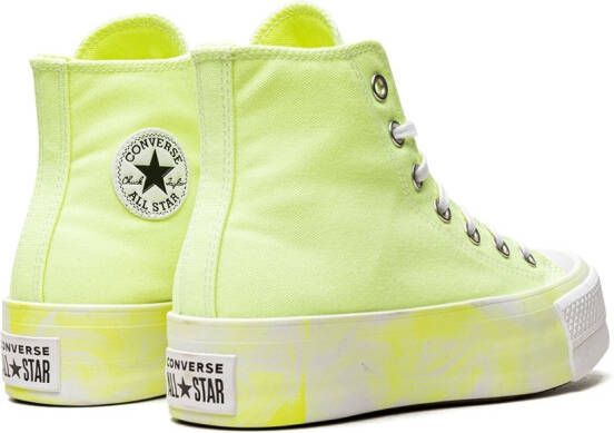 Converse "Chuck Taylor All Star Lift Volt Glow sneakers" Geel