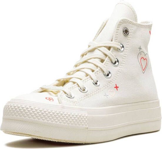 Converse Chuck Taylor All Star Lift high "Y2K Heart"sneakers Wit