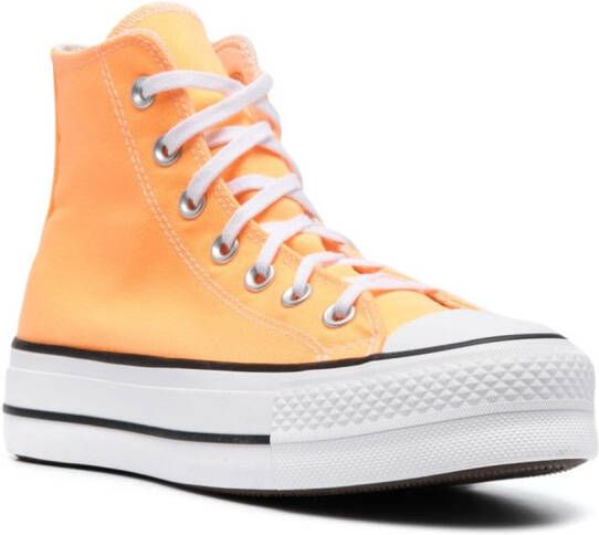 Converse Chuck Taylor Lift Platform high-top sneakers Oranje