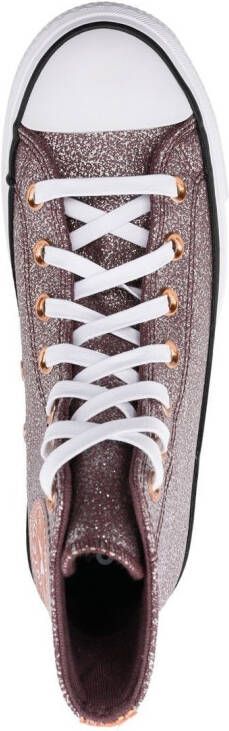 Converse Chuck Taylor sneakers met plateauzool Roze