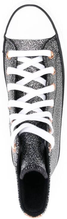 Converse Chuck Taylor sneakers met plateauzool Zilver