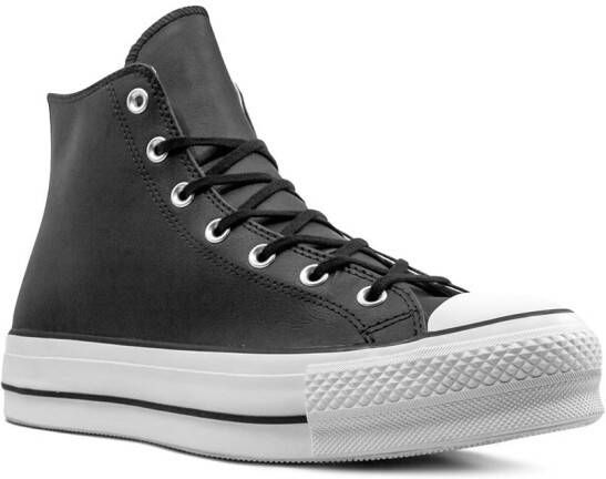 Converse CTAS LIFT CLEAN high-top sneakers Zwart