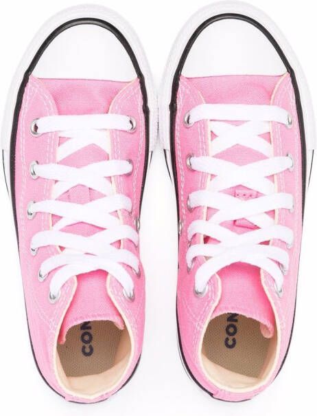 Converse Kids All-Star high-top sneakers Roze