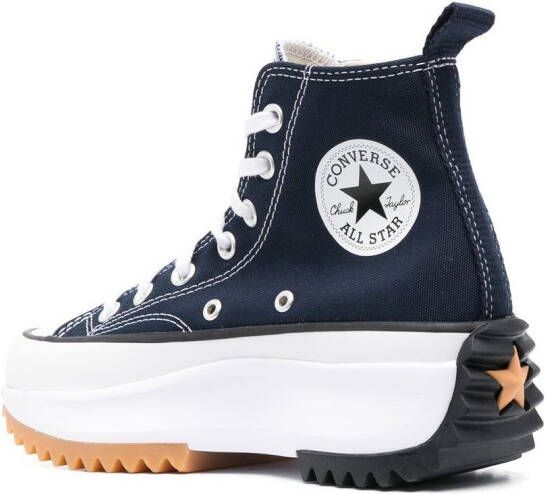 Converse Run Star Hike sneakers met plateauzool Blauw