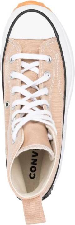 Converse Sneakers met plateauzool Beige