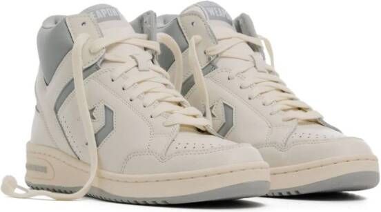 Converse Weapon Hi leren sneakers Beige
