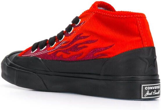 Converse x AS$P Nast Jack Purcell Chukka sneakers Rood