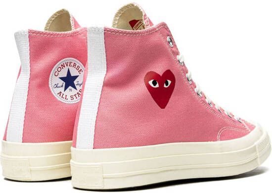 Converse x CDG Chuck 70 high-top sneakers Roze
