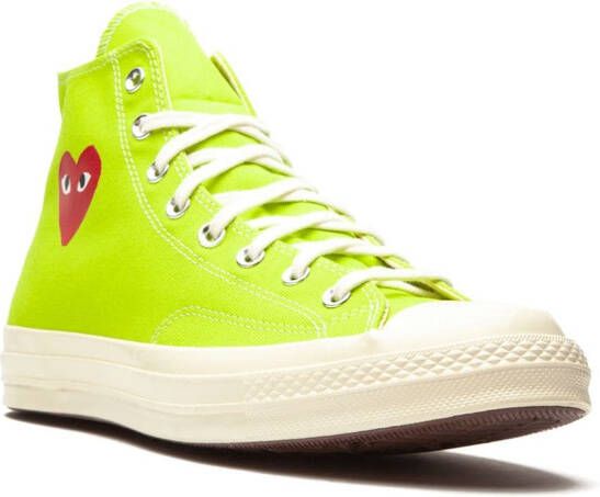 Converse x Comme des Garçons Play Chuck 70 Hi AC sneakers Groen