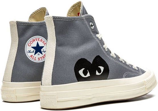 Converse x Comme des Garçons Play Chuck 70 high-top sneakers Grijs