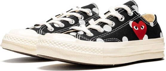 Converse x Comme des Garçons Play Chuck 70 low-top sneakers Zwart