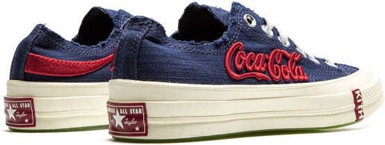 Converse x KITH x Coca-Cola Chuck 70 low-top sneakers Blauw