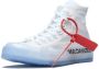 Converse x Off-White Chuck 70 high-top sneakers Wit - Thumbnail 4
