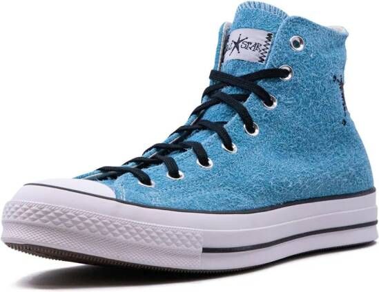 Converse x Stussy Chuck 70 "Blue" sneakers Blauw