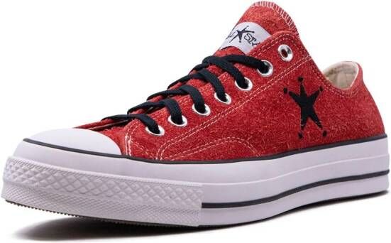 Converse x Stussy Chuck 70 "Poppy Red" sneakers Rood