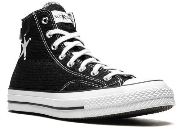 Converse x Stüssy high-top sneakers Zwart