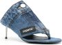 Coperni Sandalen met logopatch Blauw - Thumbnail 2