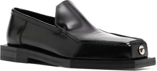 Coperni Loafers met vierkante neus en glanzende afwerking Zwart