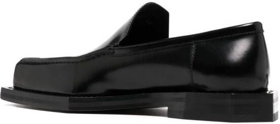 Coperni Loafers met vierkante neus en glanzende afwerking Zwart