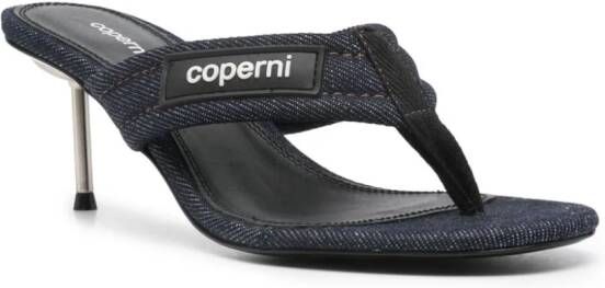 Coperni Sandalen met logopatch Blauw