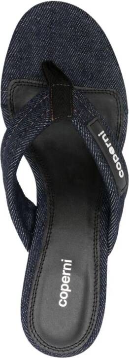 Coperni Sandalen met logopatch Blauw