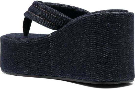 Coperni Sandalen met logopatch Blauw