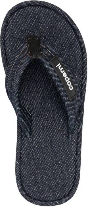 Coperni Sandalen met logopatch Blauw