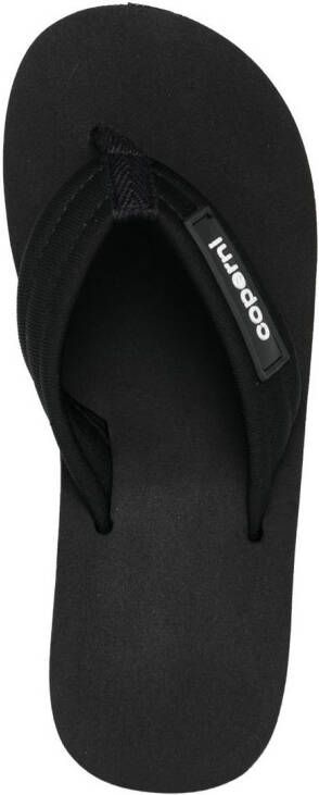 Coperni Sandalen met logopatch Zwart