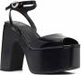 Coperni Sandalen met plateazool Zwart - Thumbnail 2