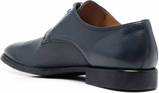 Corneliani Oxford geperforeerde schoenen Blauw