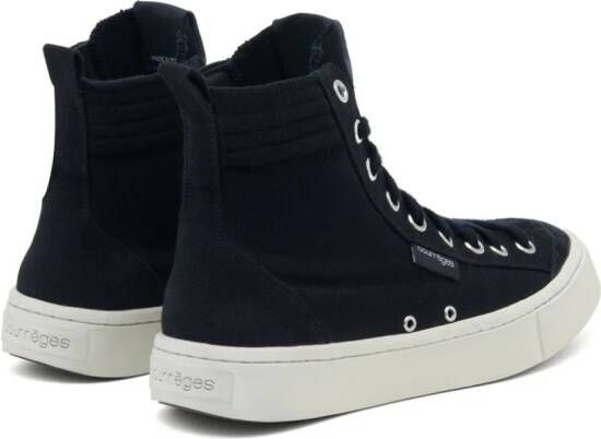 Courrèges Canvas 01 high-top sneakers Zwart