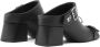 Courrèges Gogo 55 mm leren muiltjes Zwart - Thumbnail 3