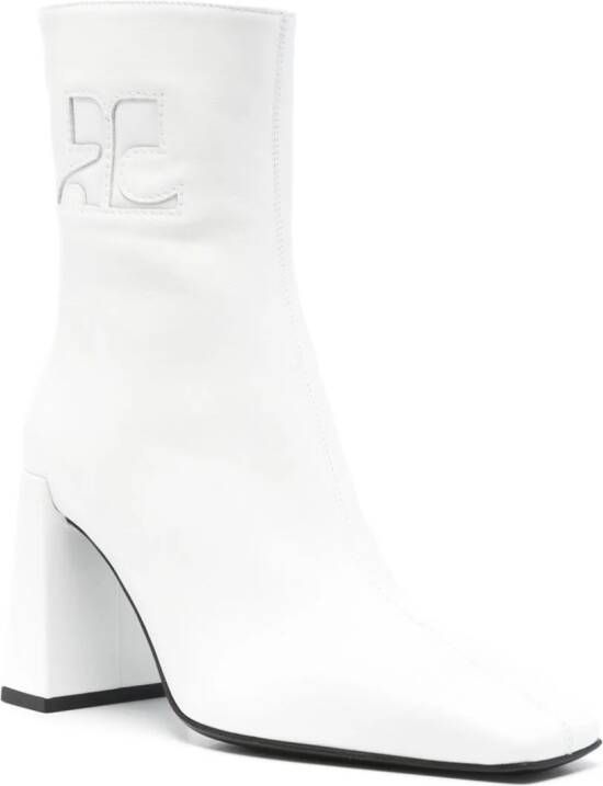 Courrèges Heritage enkellaarzen Wit
