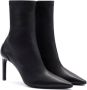 Courrèges Leren stiletto laarzen Zwart - Thumbnail 2