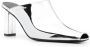 Courrèges Sleek 70mm gespiegelde muiltjes Zilver - Thumbnail 2