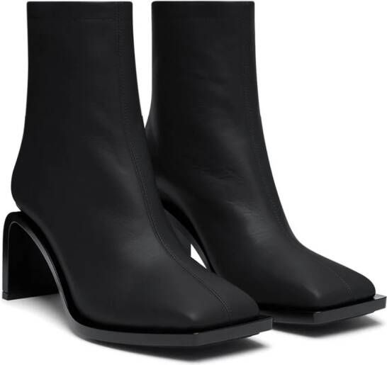 Courrèges Streams enkellaarzen Zwart