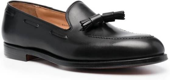 Crockett & Jones Cavendish leren loafers Zwart