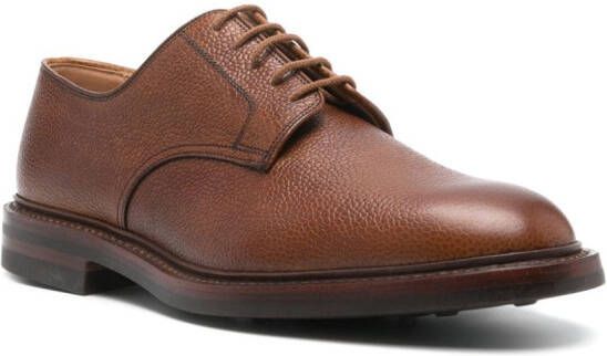 Crockett & Jones Gasmere leren derby schoenen Bruin