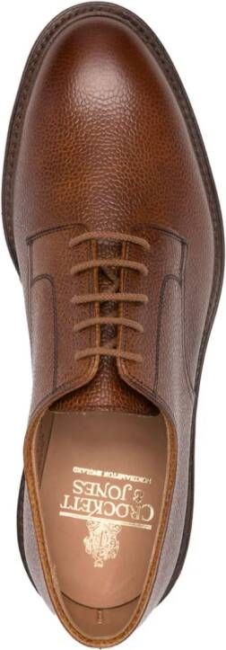 Crockett & Jones Gasmere leren derby schoenen Bruin