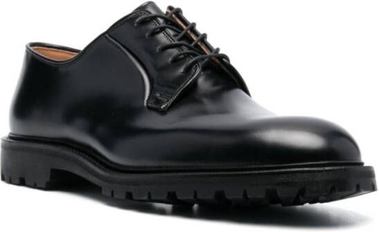 Crockett & Jones Leren Derby veterschoenen Zwart