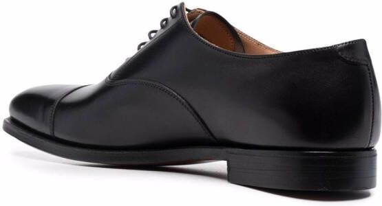 Crockett & Jones Leren derby veterschoenen Zwart