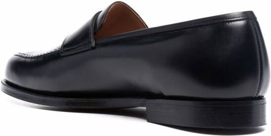 Crockett & Jones Leren loafers Zwart